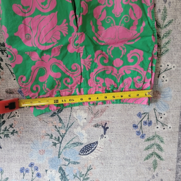 Vintage Lilly Pulitzer Where's the Reef Capris 8 - Picture 9 of 9